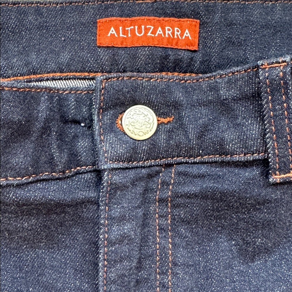 Altuzarra Dark Wash Wide Leg Jeans High Rise Designer Denim Size 28 - Picture 2 of 4